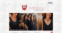 Desktop Screenshot of bisbilhoteiras.com.br